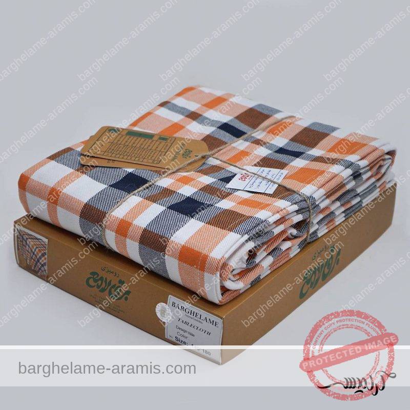 رومیزی برق لامع طرح نیل