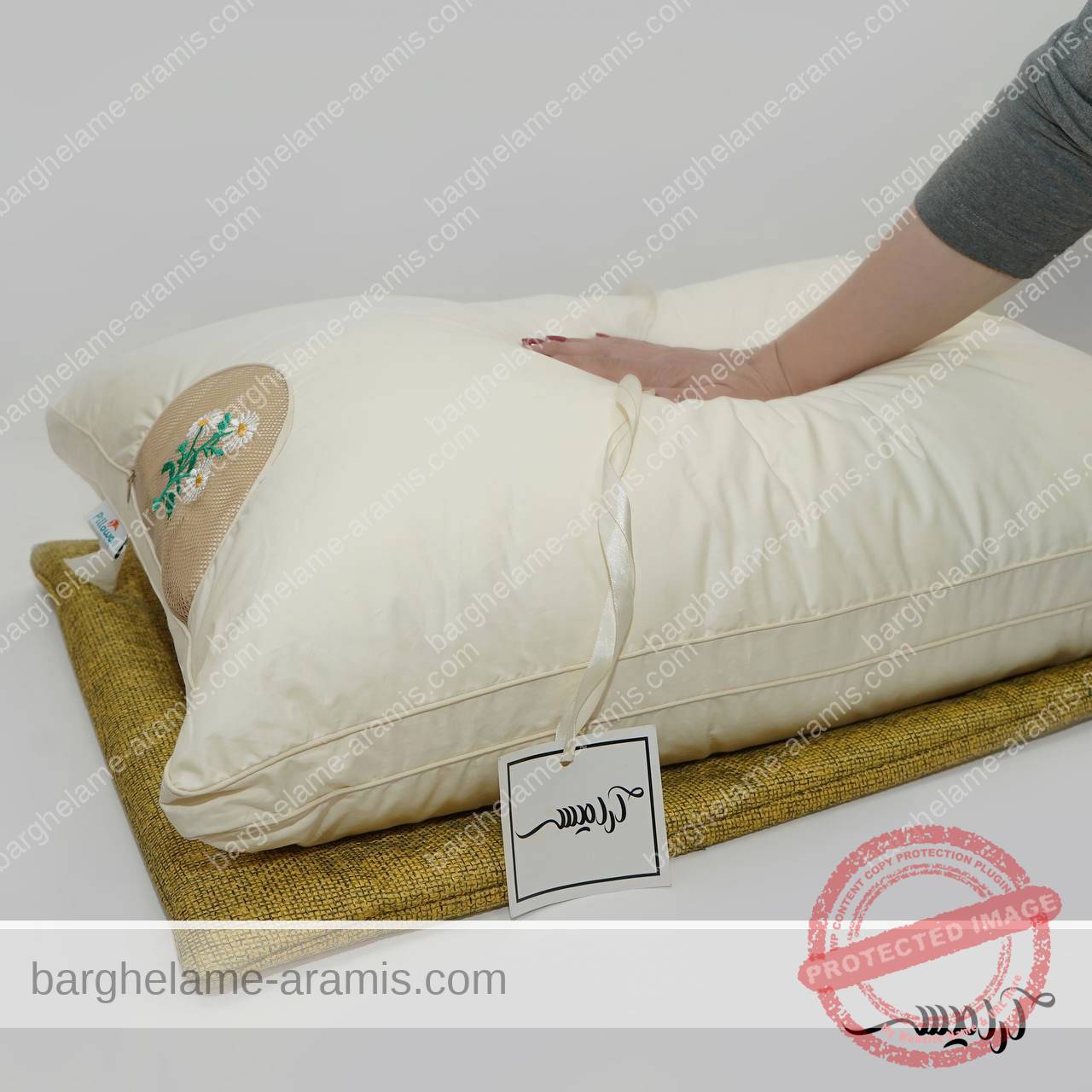 بالشت-الیاف-پیلو-وا-مدل-بابونه--شاخص بالش پیلووا مدل بابونه - Image 1