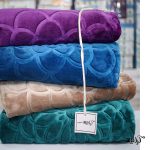 پتو تک نفره لاله مهرگان طرح زنبق