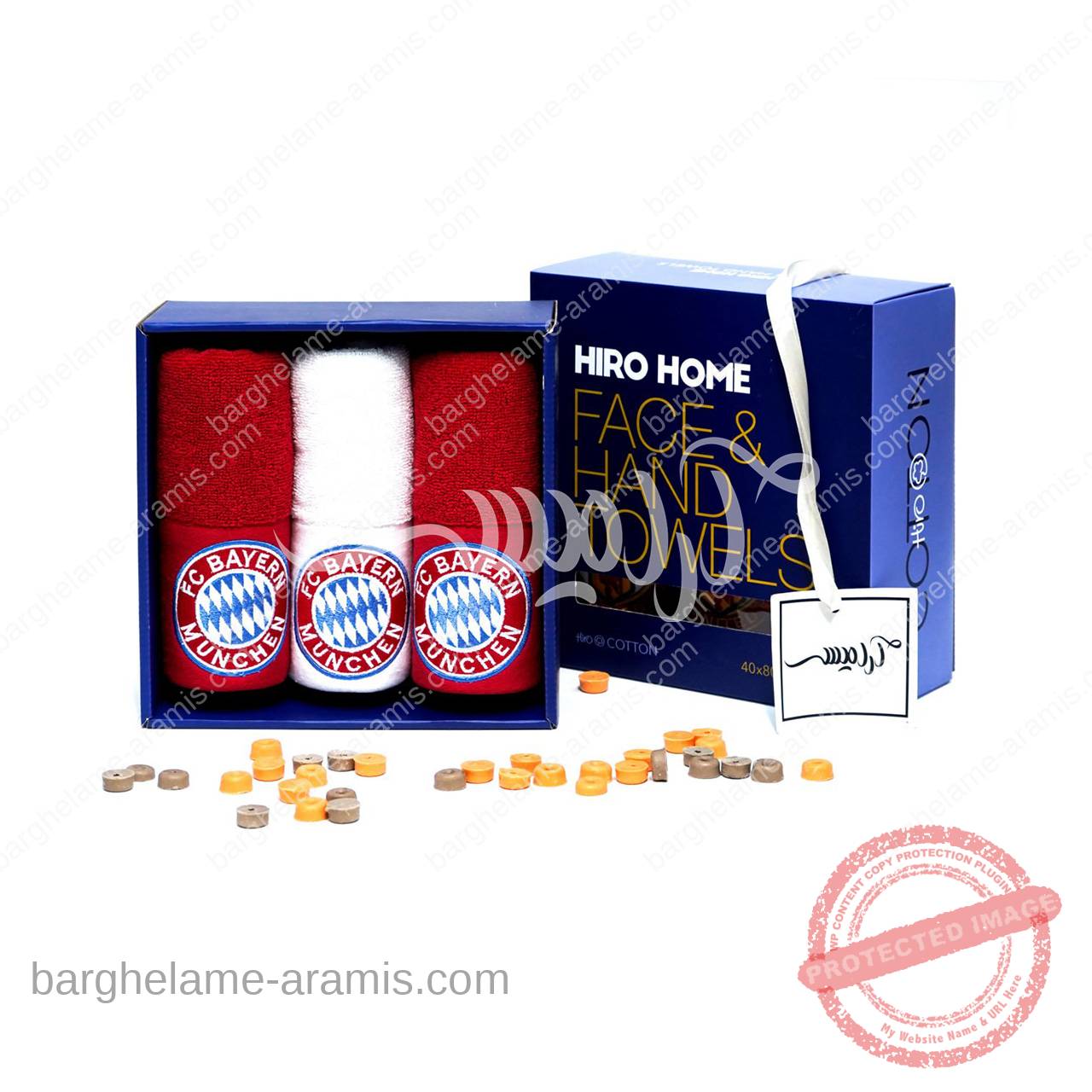 حوله-دستی-ورزشی-بایرن-مونیخ حوله دستی هیرو-باشگاه بایرن مونیخ - Image 1